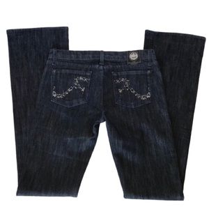 Rock & Republic Kasandra Boot Cut Dark Wash Sz 28